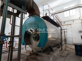 10噸WNS系列冷凝式燃氣蒸汽鍋爐現場