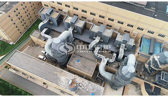 商丘市立醫院6噸節能環保WNS系列燃氣蒸汽鍋爐項目